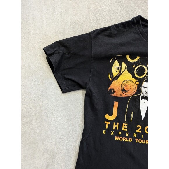JUSTIN TIMBERLAKE The 20/20 Experience World Tour 2014 Black T-Shirt Large - Picture 8 of 14